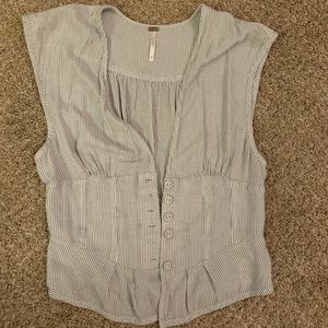 Free People button down top